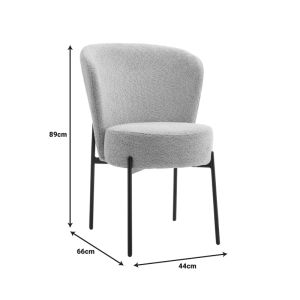 Dining table Balou-houlian set of 3 pieces Mdf black-mint fabric D80x73cm
