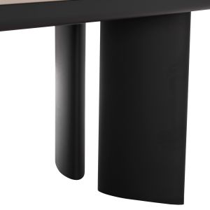 Dining table Cardemo Sm6498.01 dark gray - sintered stone slab 240x110x74cm.