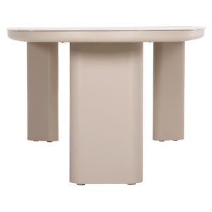 Dining table Osiris Sm6503.02 beige aluminum - beige/gray sintered stone, top 280x120x74h