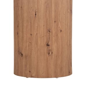 Dining table Twil Hm18324 ceramic top with a travertine and stone look - MDF base Φ120x76cm.