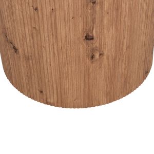 Dining table Twil Hm18324 ceramic top with a travertine and stone look - MDF base Φ120x76cm.