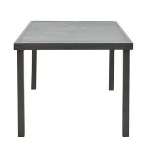 Mabu-kliton A 5-seat garden dining set, aluminum, anthracite color, 150x80x74cm