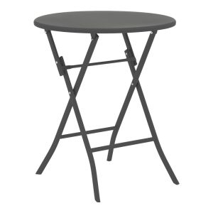 Dining set Albero-lindaria, 3 pieces, metal, anthracite