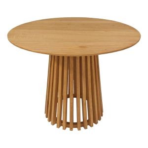 Dining set Elaiza-kenda set 5 pieces in natural beige shade D80x75cm