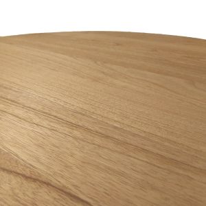 Dining set Elaiza-kenda set 5 pieces in natural beige shade D80x75cm