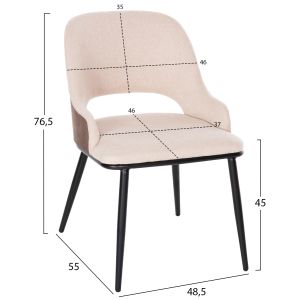 Трапезен сет 5 части - маса Denty 4 стола Delf Hm11963