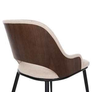 Трапезен сет 7 части - маса Denty овал 6 стола Delf в бежово Hm11967