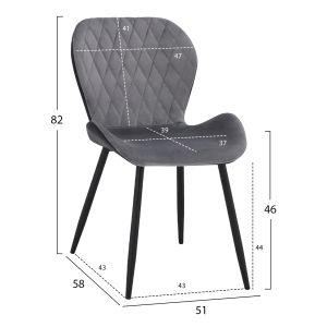 Adalyn dining chair Hm8729,01
