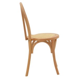 Dining chair Azhel natural rattan 41x50x89cm