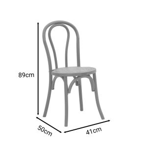 Dining chair Azhel natural rattan 41x50x89cm