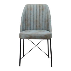 Dining chair Colette in blue-brown color 48*47*83