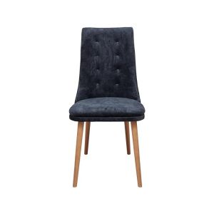 Dining chair Deniz dark gray fabric 45x50x95cm
