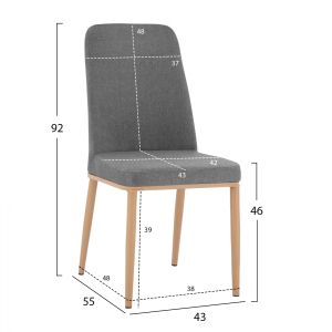 Dining chair Eilish Hm8727,01