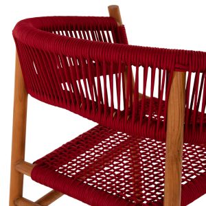Dining chair Irving Hm9797 made of solid teak wood 60x55x75hcm