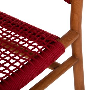 Dining chair Irving Hm9797 made of solid teak wood 60x55x75hcm