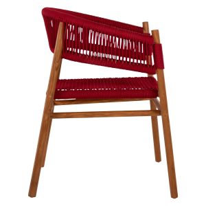 Dining chair Irving Hm9797 made of solid teak wood 60x55x75hcm