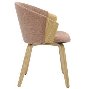 Dining chair Jesper .01 plywood construction in damascus oak-redwood 61x54x74hcm Hm9977
