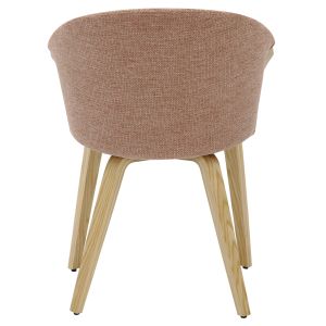 Dining chair Jesper .01 plywood construction in damascus oak-redwood 61x54x74hcm Hm9977