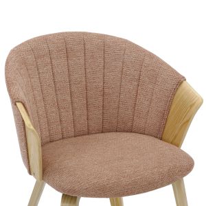 Dining chair Jesper .01 plywood construction in damascus oak-redwood 61x54x74hcm Hm9977