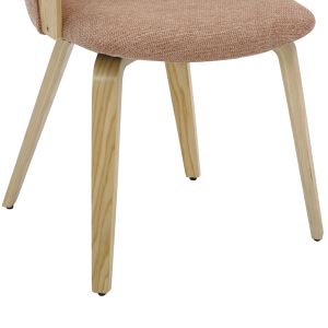 Dining chair Jesper .01 plywood construction in damascus oak-redwood 61x54x74hcm Hm9977