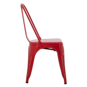 Dining chair Melita-pro Relix Hm8641.44 metal in red 44x47x84.5hcm.