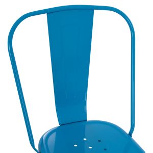 Dining chair Melita-pro Relix Hm8641.48 metal in blue 44x47x84.5hcm.