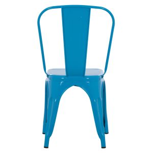 Dining chair Melita-pro Relix Hm8641.48 metal in blue 44x47x84.5hcm.