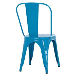 Dining chair Melita-pro Relix Hm8641.48 metal in blue 44x47x84.5hcm.