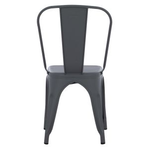 Dining chair Melita-pro Relix Hm8641.50 metal in gray 44x47x84.5hcm.
