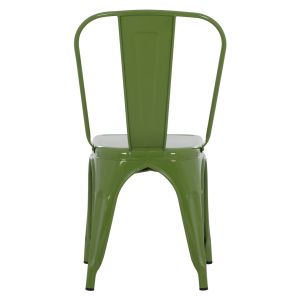 Dining chair Melita-pro Relix Hm8641.53 metal in light olive green 44x47x84.5hcm.