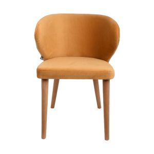 Dining chair Nancy textile copper color 55*52*80