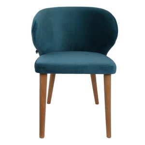 Dining chair Nancy textile turquoise 55*52*80