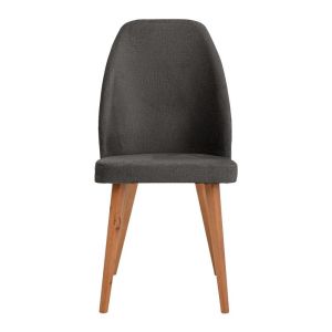 Dining chair New Melanie gray color lady 46x48x93cm