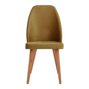 Dining chair New Melanie tobacco color fabric 46x48x93cm