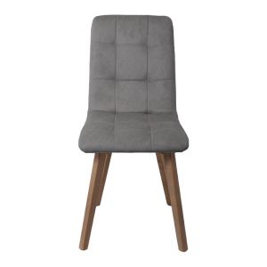 Dining chair New T-17 gray with gray legs 42*48*87
