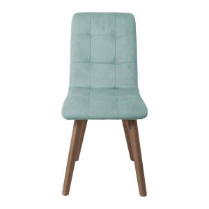 Dining chair New T-17 mint color with gray legs-toned oak 42*48*87