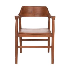 Dining chair Nioni Hm9476.01 made of teak wood, walnut color 57x53x77hcm