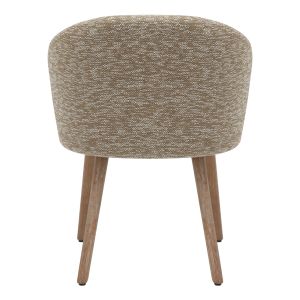 Dining chair Rig .01 beech legs in lime-beige fabric 59x58.5x72.5hcm Hm9979