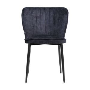 Dining chair Silvana in gray color 56x43x84cm