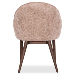 Dining chair Swaive Horizon Sm18102.02 beige fabric - walnut ash legs 61x61.5x84cm.