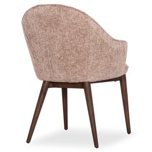 Dining chair Swaive Horizon Sm18102.02 beige fabric - walnut ash legs 61x61.5x84cm.