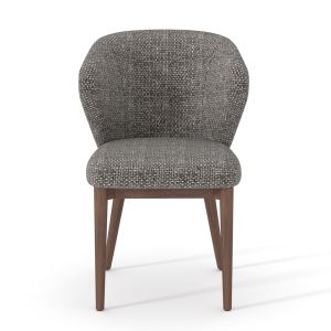 Dining chair Swaive Sm18105.02 gray fabric - ash legs 58x62x82cm.