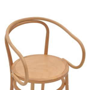 Dining chair Verfie solid beech wood natural color 55x50x83cm