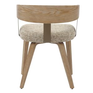 Dining chair kitchen .01 plywood frame and legs-beige fabric 55.5x53.5x70hcm Hm9981