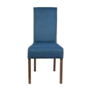 Dining chair blue with gray stripe 47x60x100cm