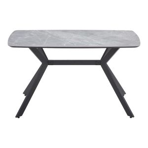 Трапезна маса 202 Lalla сив синтерован камък 160х90х75cm