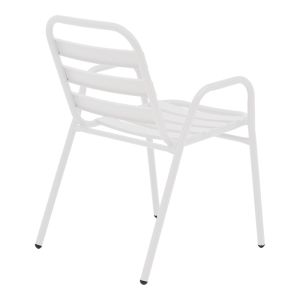 Dining table Albero-sussie metal in white shade D60x70cm