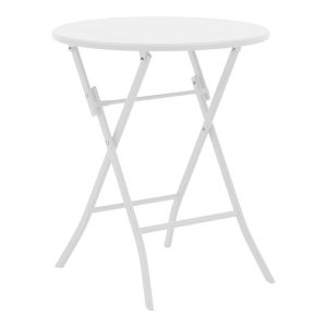 Dining table Albero-sussie metal in white shade D60x70cm