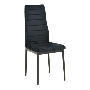 Dining table Balou-parker set of 5 pieces, black, D120x73cm