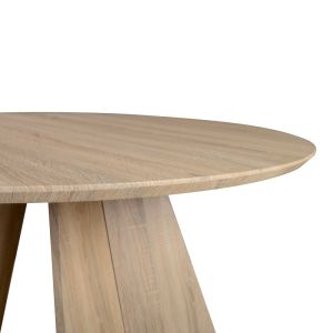 Dining table Bibble Mdf in natural shade D120x76cm